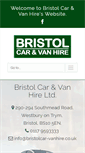Mobile Screenshot of bristolcar-vanhire.co.uk